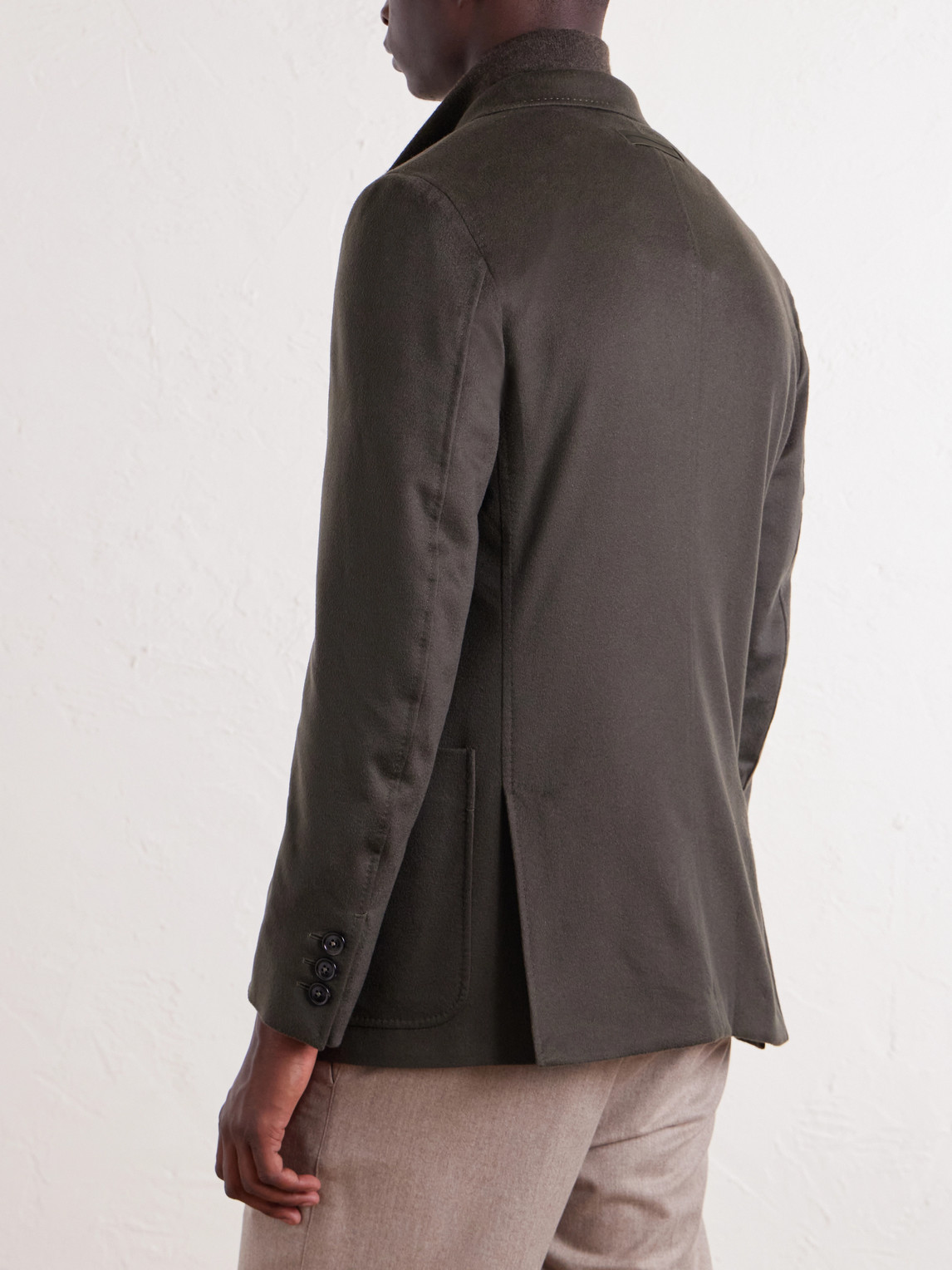 Oasi Cashmere Zip-Up Blazer