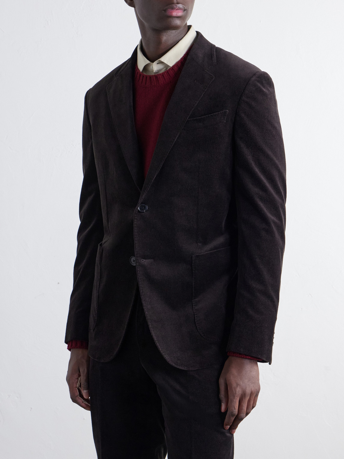 Cotton-Blend Corduroy Suit