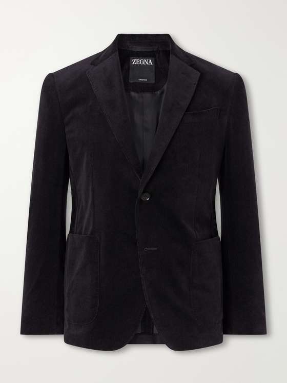 Ermenegildozegna Cotton-Blend Corduroy Suit Jacket