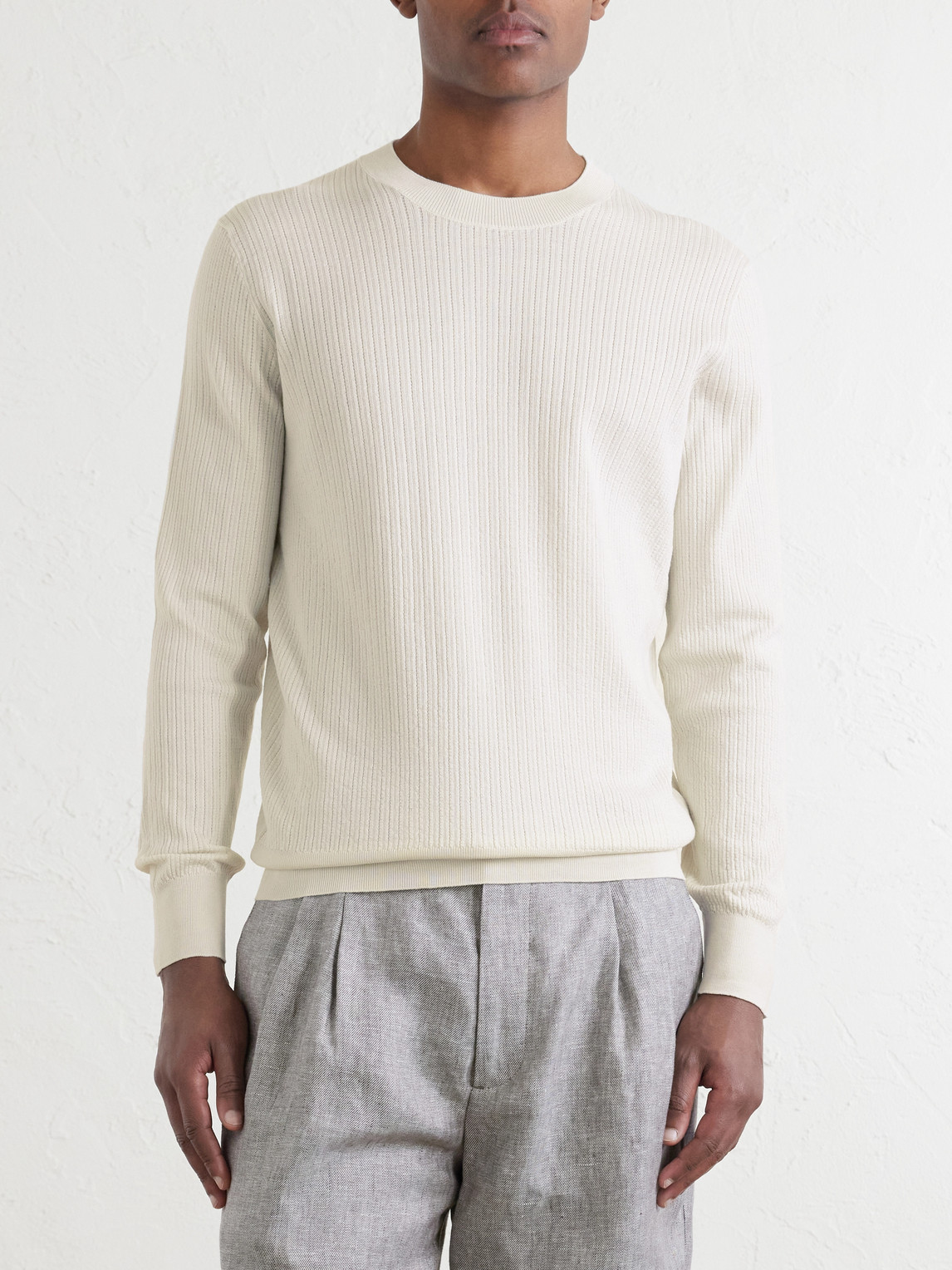 Knitted Cotton Sweater