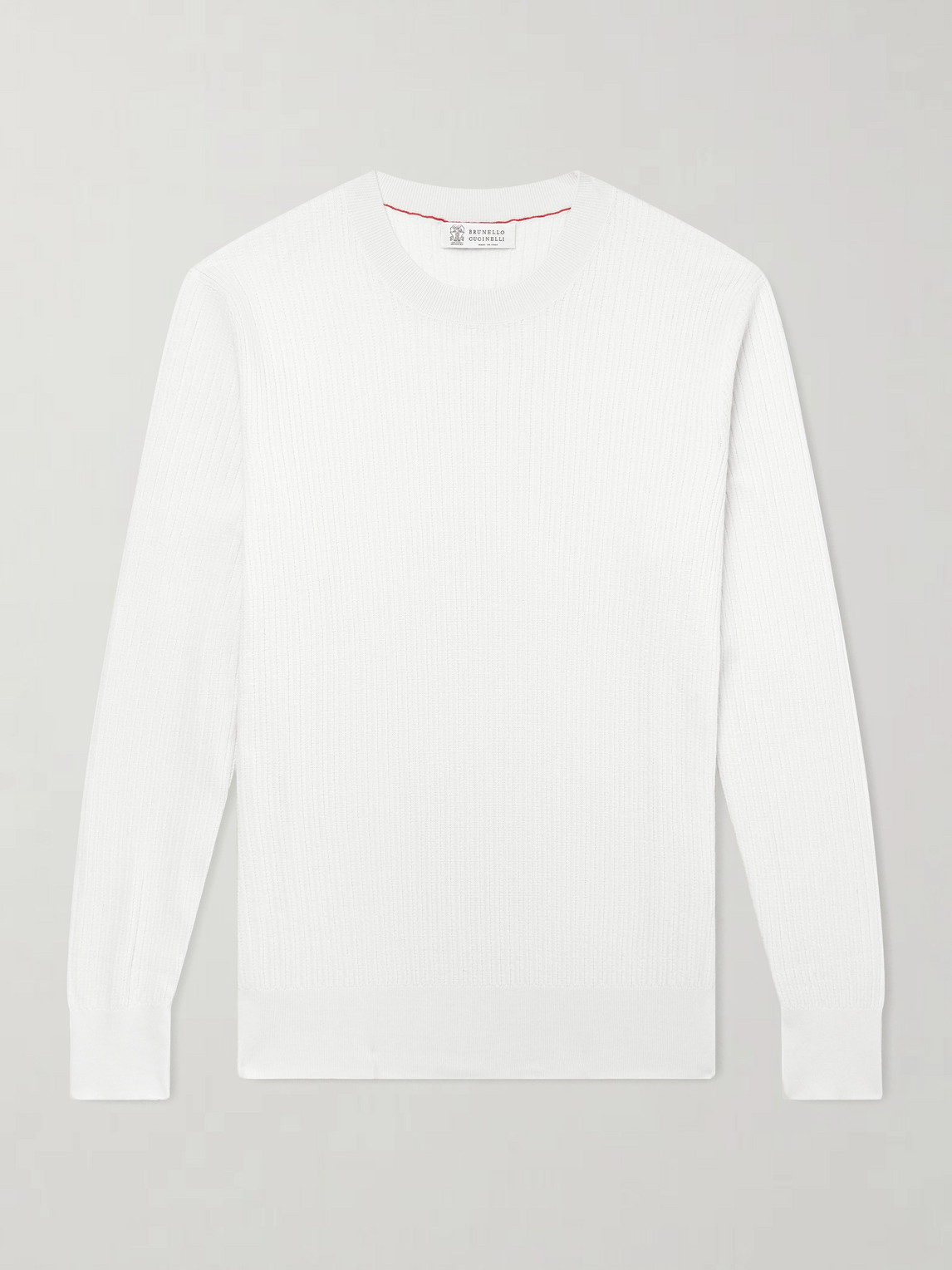 Brunello Cucinelli Knitted Cotton Sweater IT 50