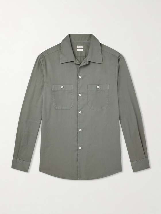 Brunellocucinelli Cotton-Twill Shirt