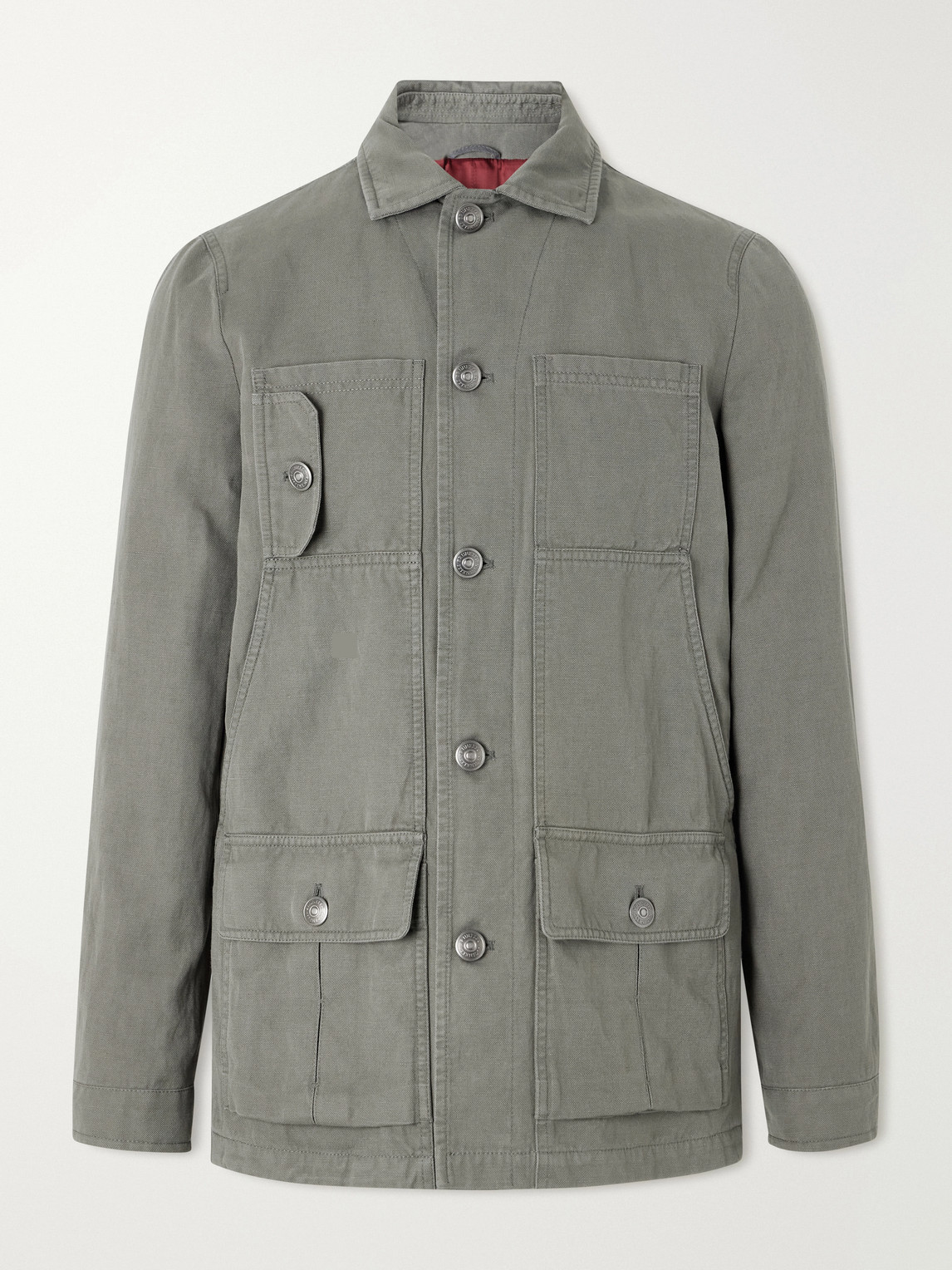 Brunello Cucinelli Cotton and Linen-Blend Jacket IT 54