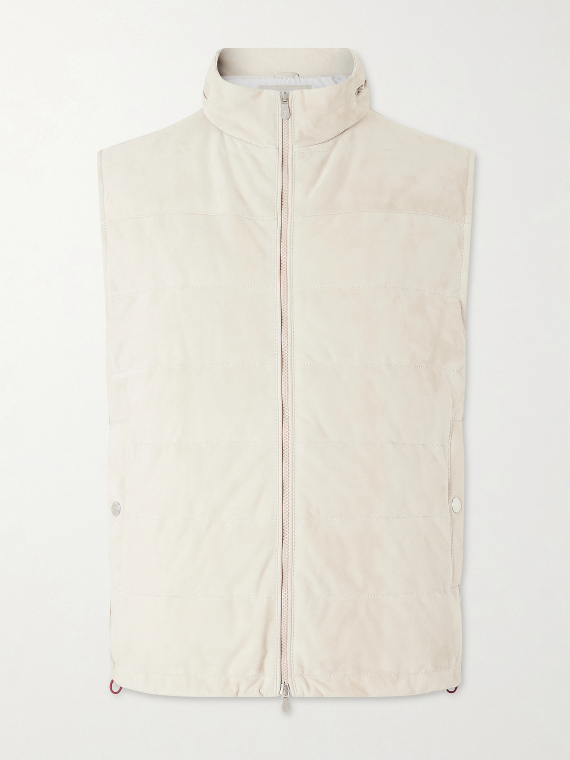 Brunello Cucinelli – Hooded Suede Down Gilet