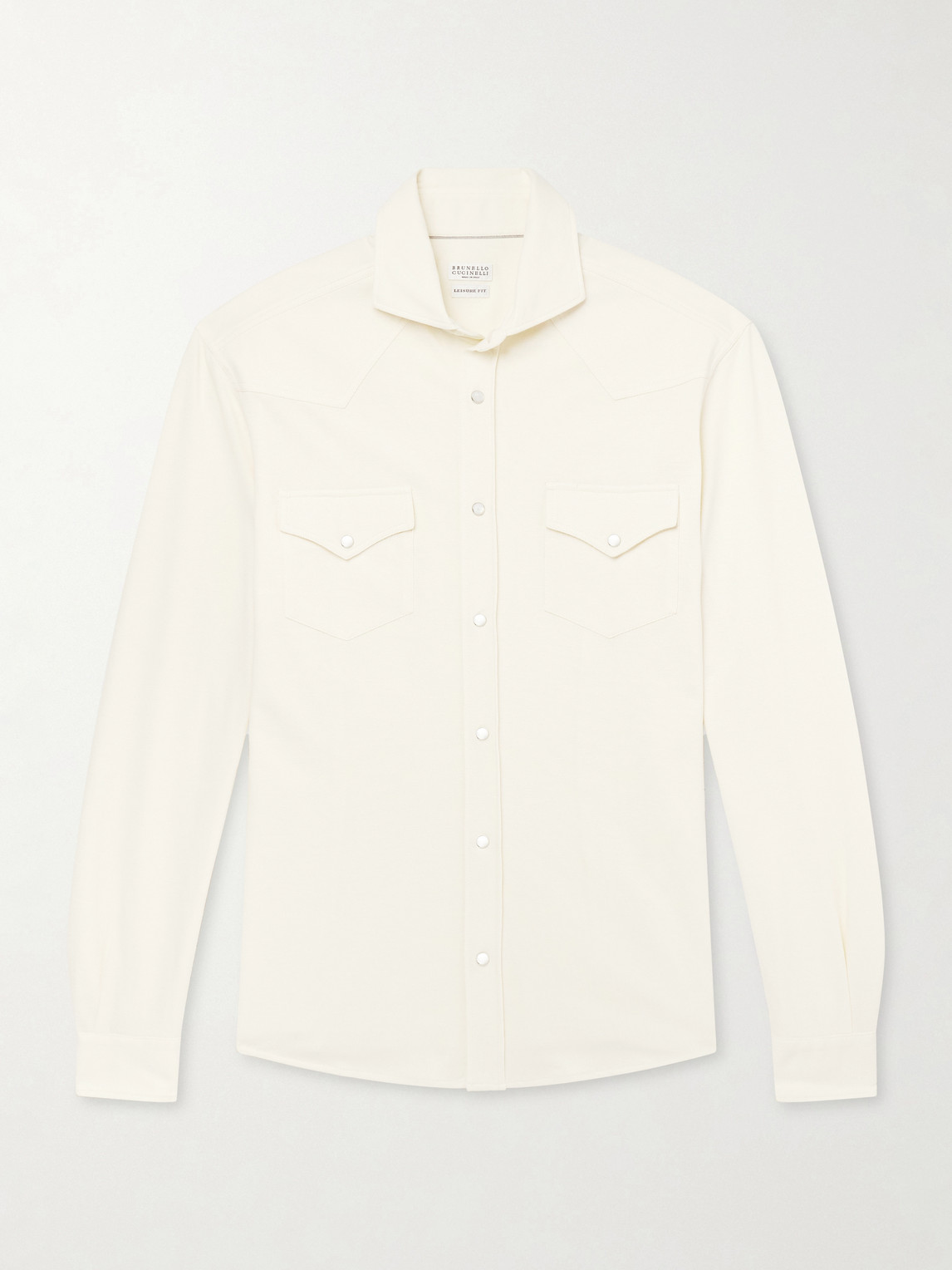 Brunello Cucinelli Honeycomb-Knit Cotton Shirt - Men