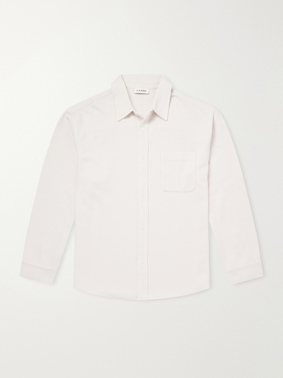 FRAME – Waffle-Knit Cotton Shirt