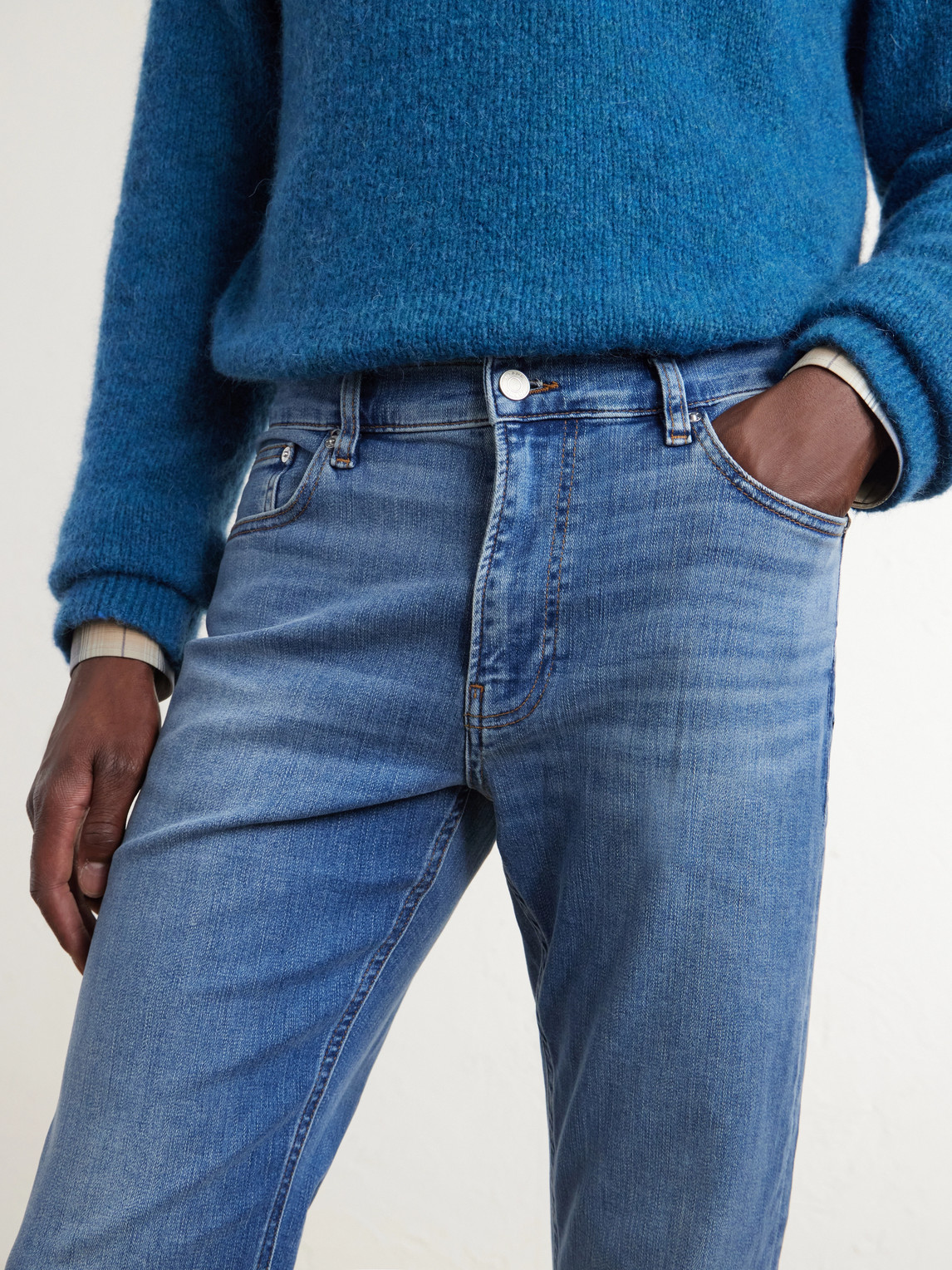 Modern Straight-Leg Jeans