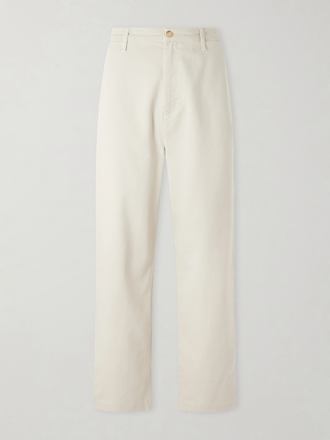 FRAME – Wide-Leg Cotton-Twill Trousers