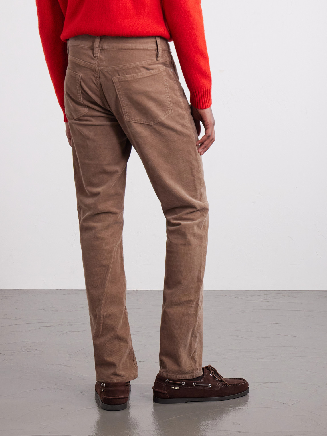 Modern Straight-Leg Cotton-Blend Corduroy