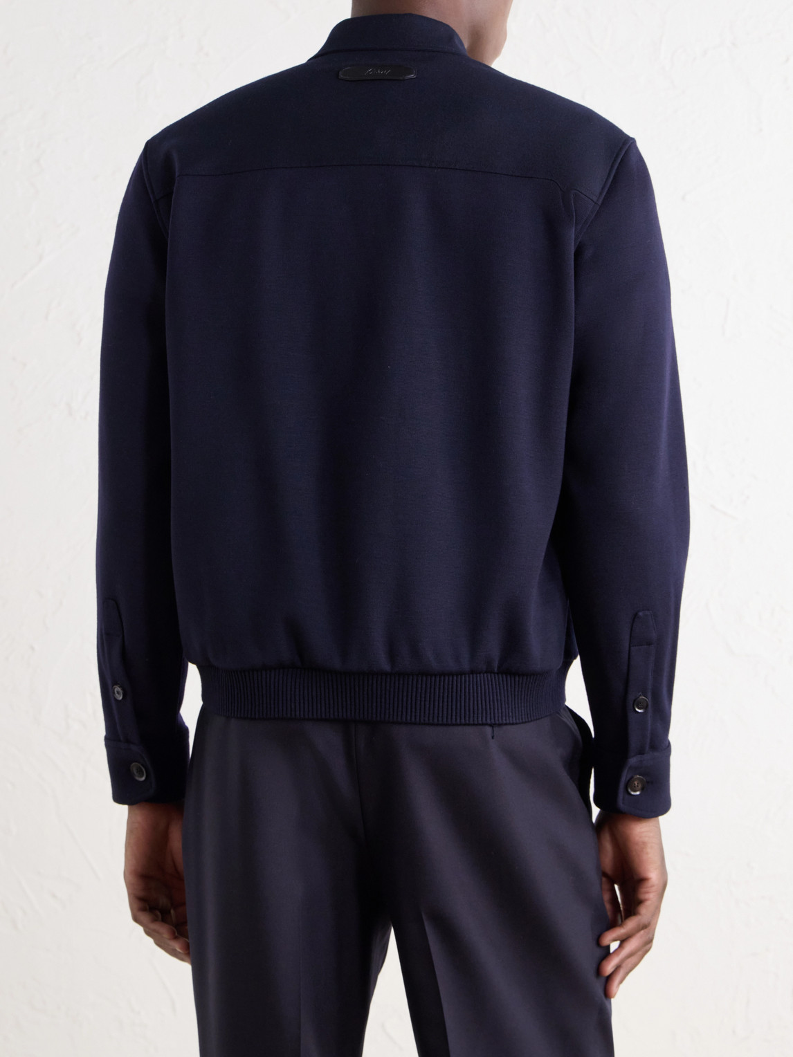 Felted Wool And Stretch-Cashmere Blouson Jacket