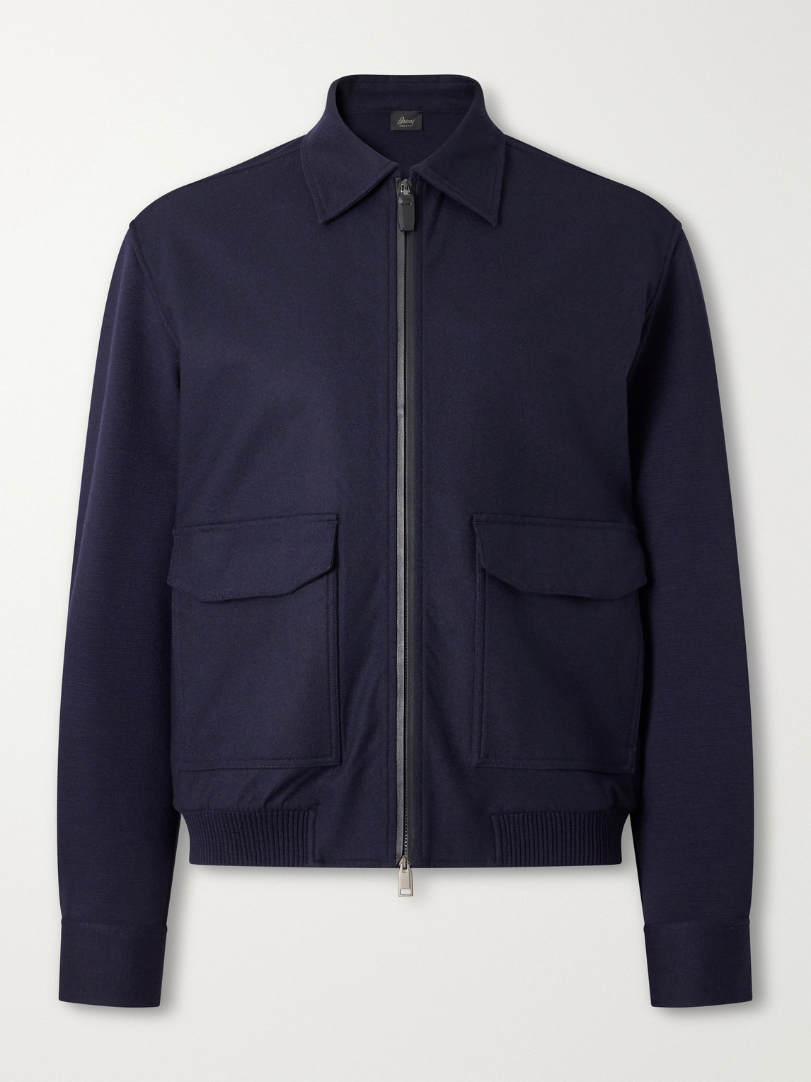 Felted Wool And Stretch-Cashmere Blouson Jacket
