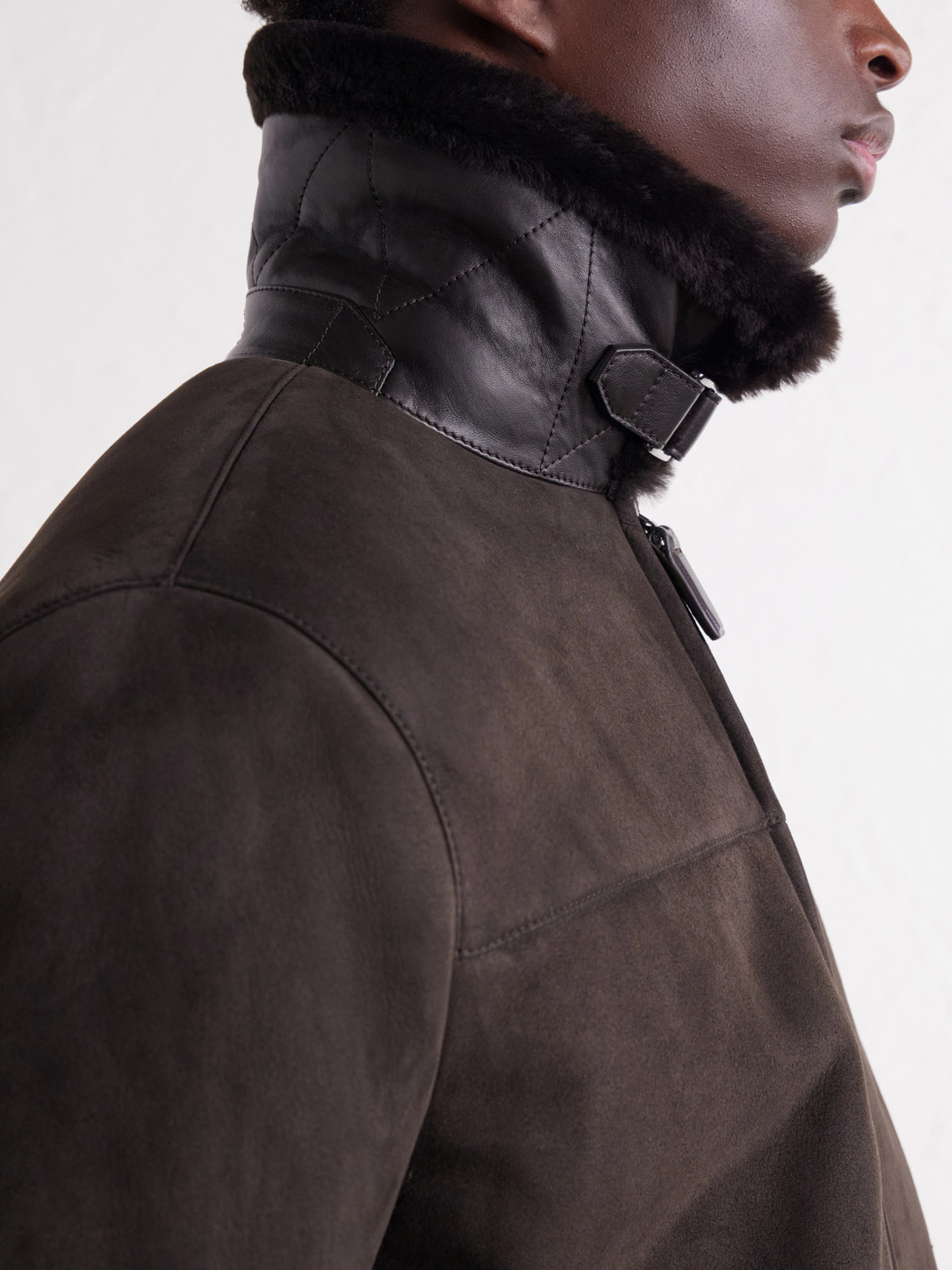 Shearling And Leather