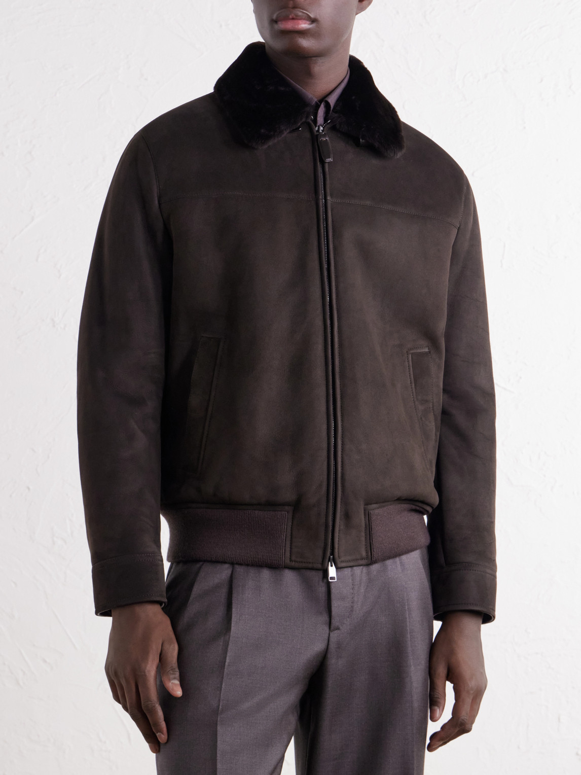 Shearling And Leather