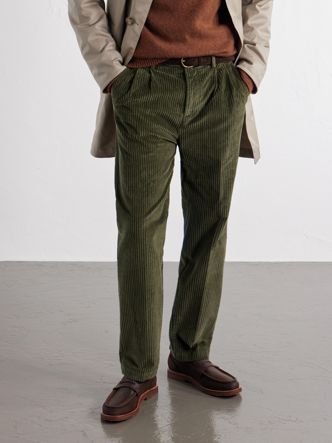 Mr P. - Waxed-Suede Penny Loafers