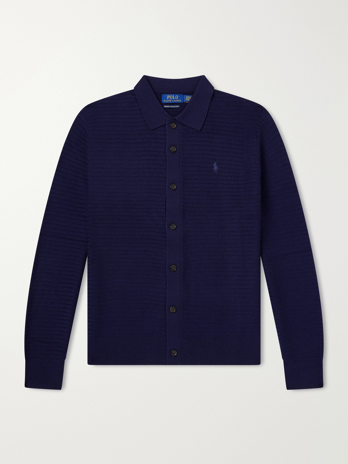 Polo Ralph Lauren Wool Cardigan In Blue