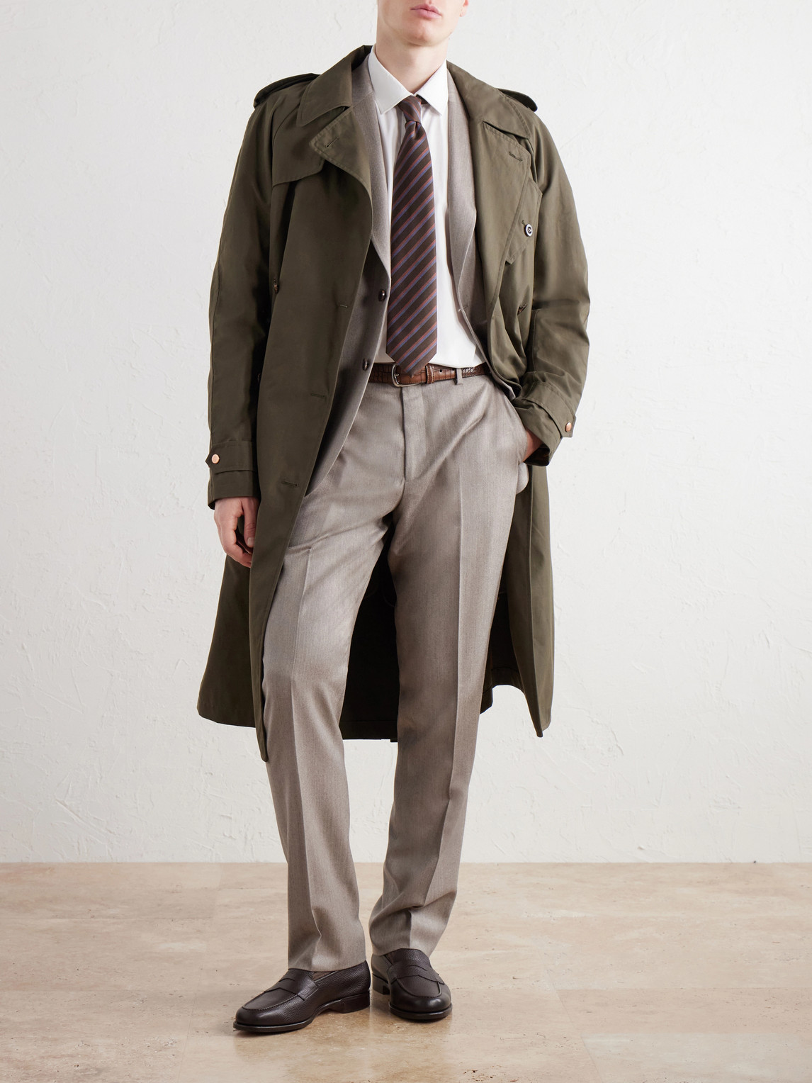 Wool And Cashmere-Blend Suit Jacket