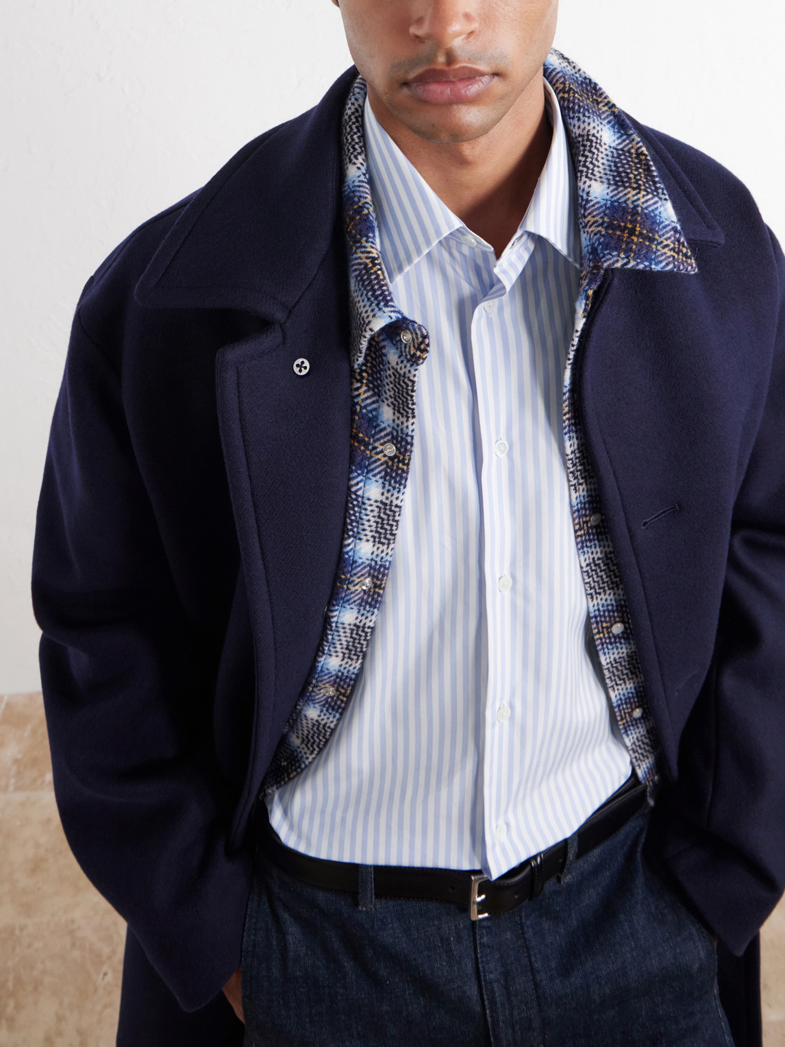 Bengal Striped Cotton-Poplin Shirt