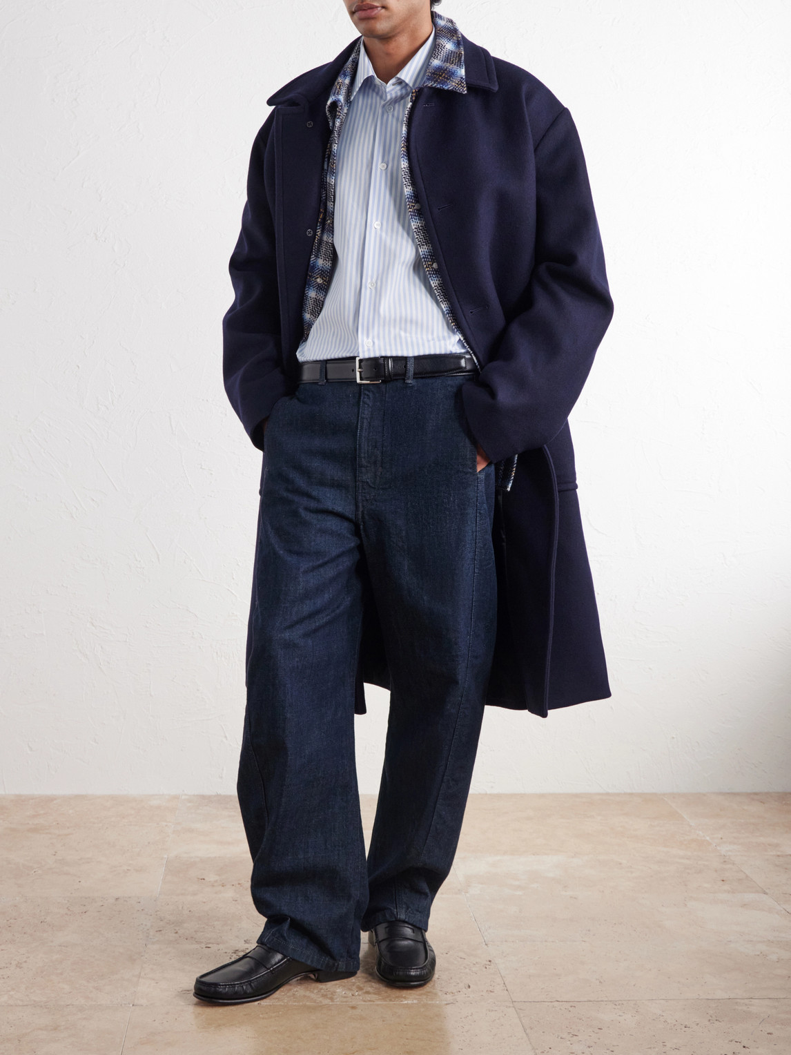 Bengal Striped Cotton-Poplin Shirt