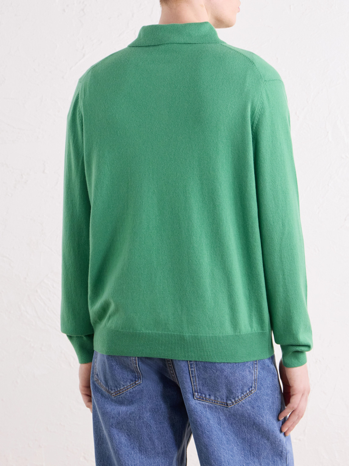 Cashmere Polo Sweater