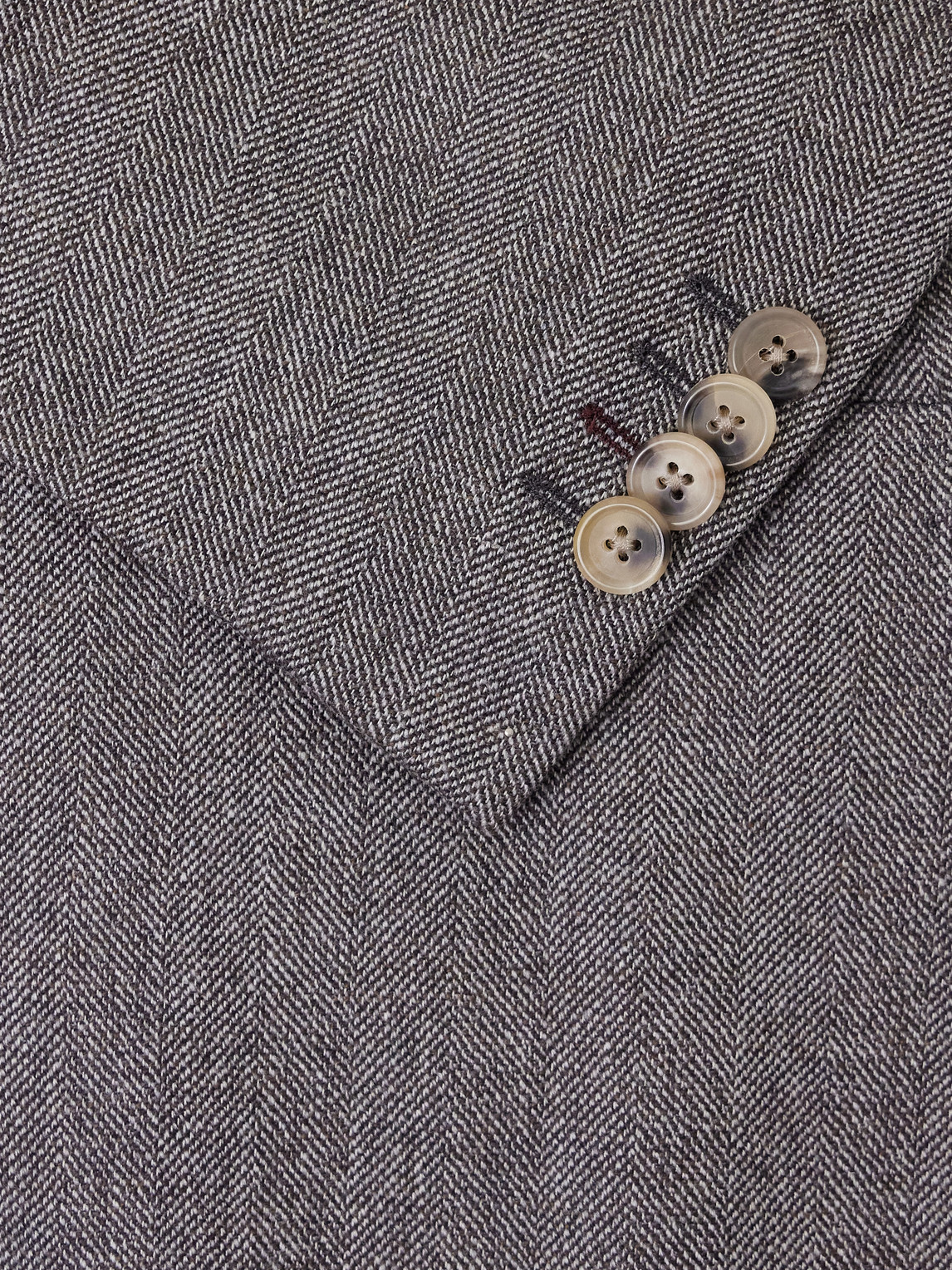 Wool And Cashmere-Blend Herringbone Suit Jacket