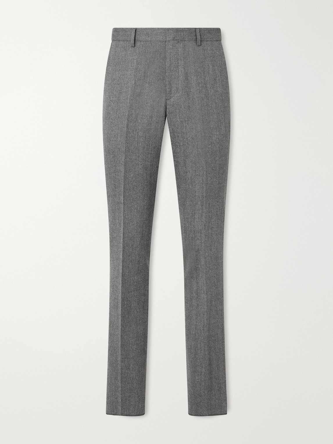 Brierley Straight-Leg Herringbone Wool And Cashmere-Blend Suit Trousers