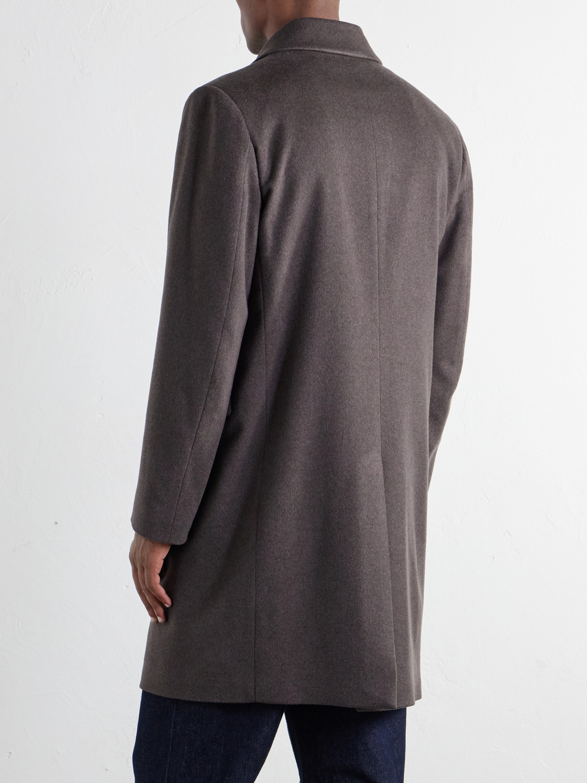 Brushed Wool And Cashmere-Blend Felt Coat