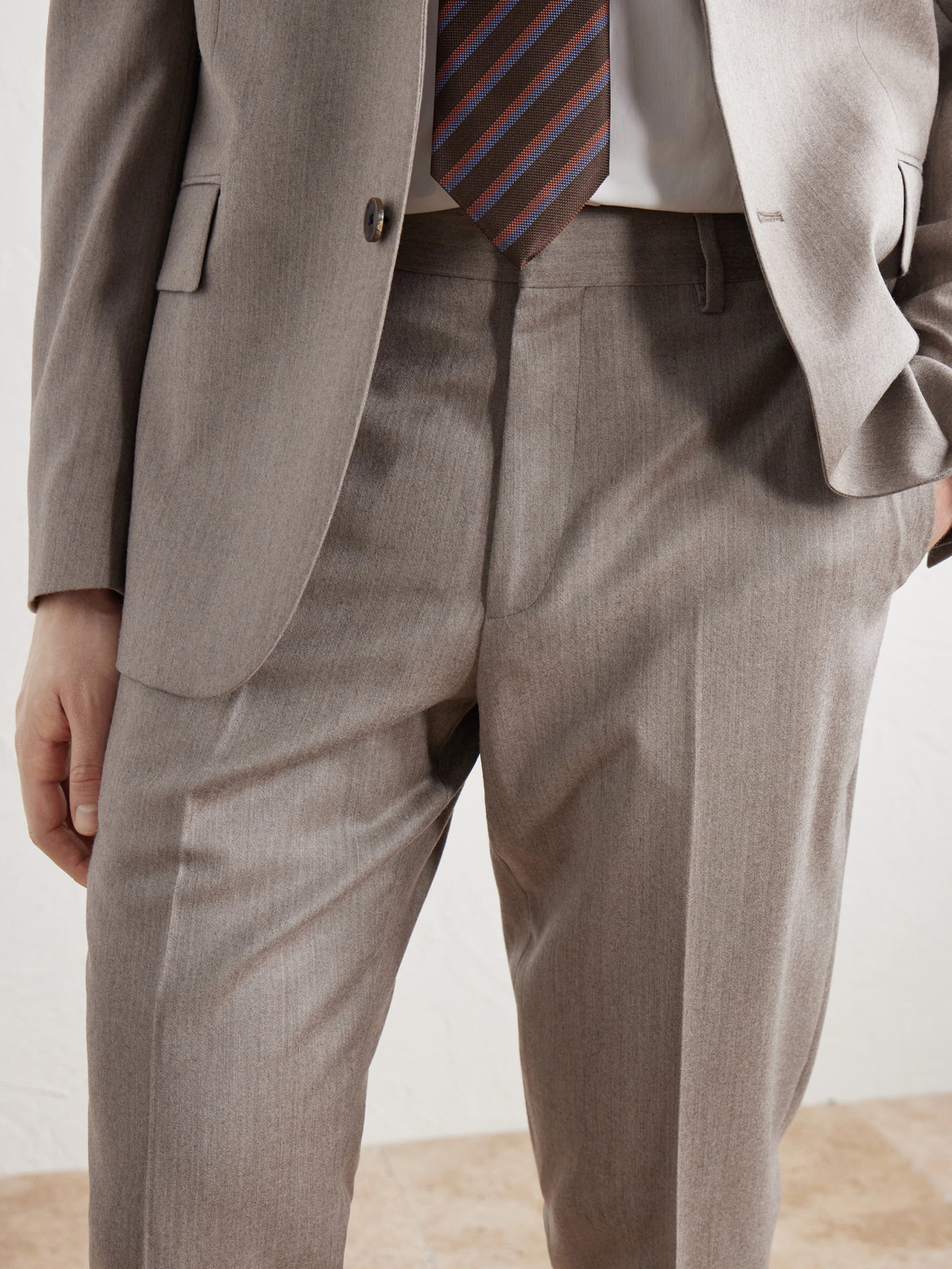 Brierly Straight-Leg Wool And Cashmere-Blend Trousers