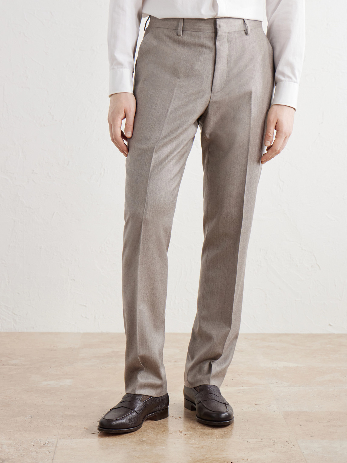 Brierly Straight-Leg Wool And Cashmere-Blend Trousers