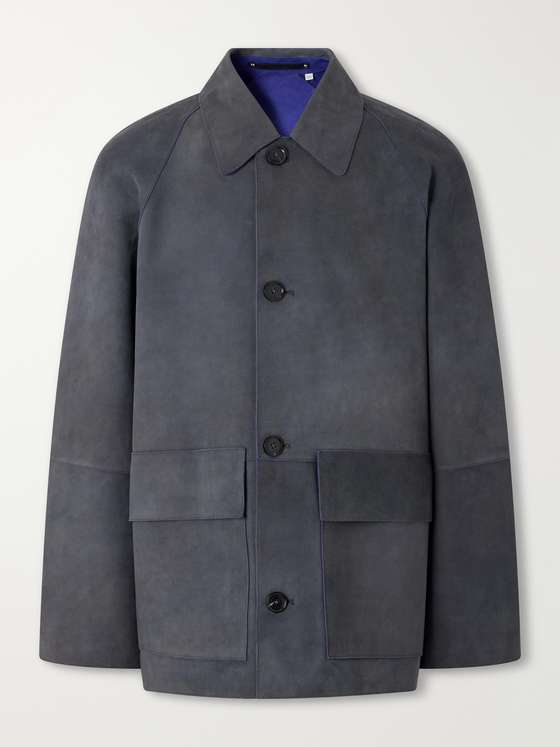 Paulsmith Oversized Bonded-Suede Jacket