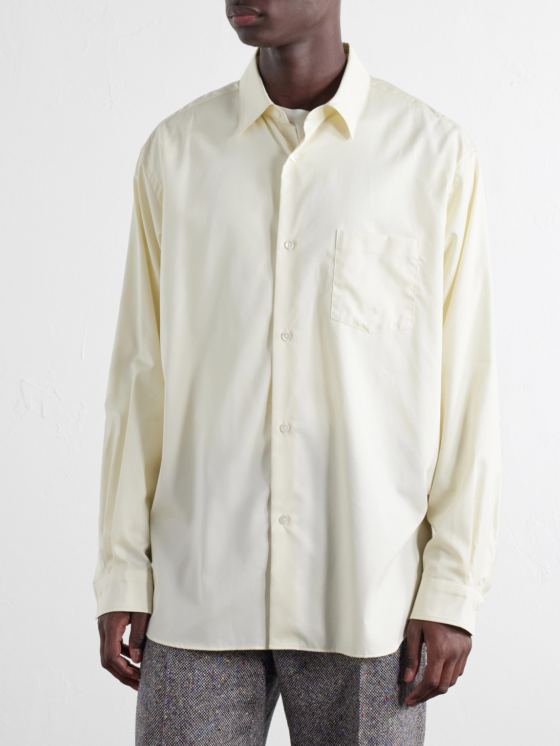 Cotton-Satin Shirt