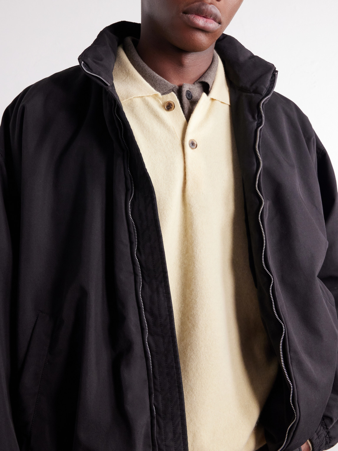 Cashmere Polo Sweater