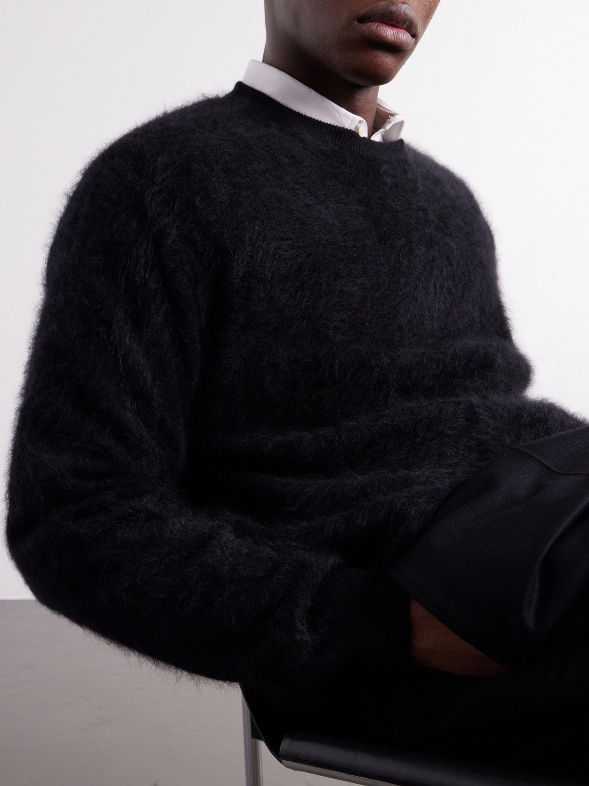 Brushed Cashmere Sweater