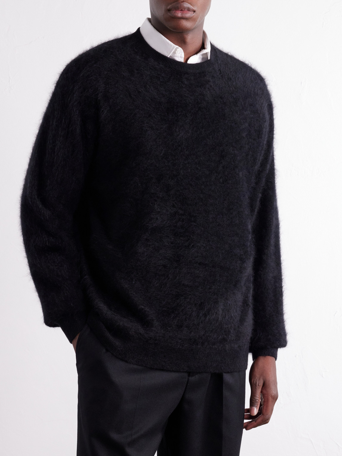 Brushed Cashmere Sweater