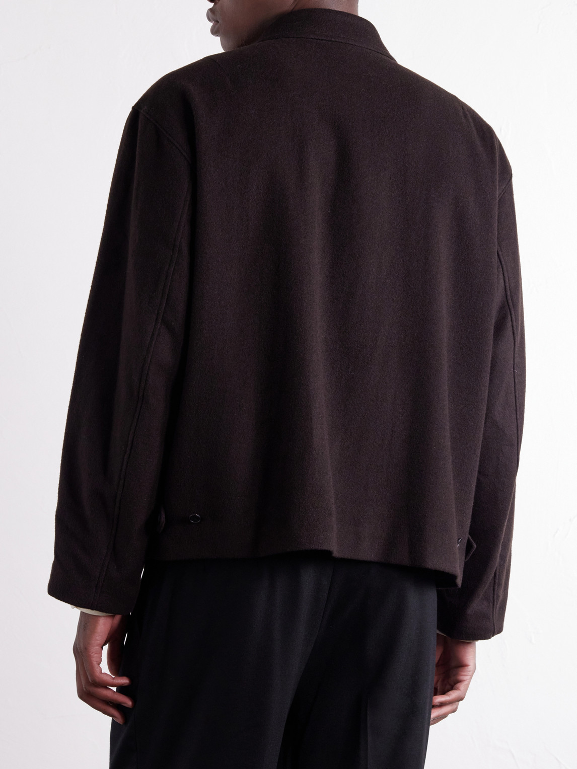And Cashmere-Blend Felt Blouson Jacket