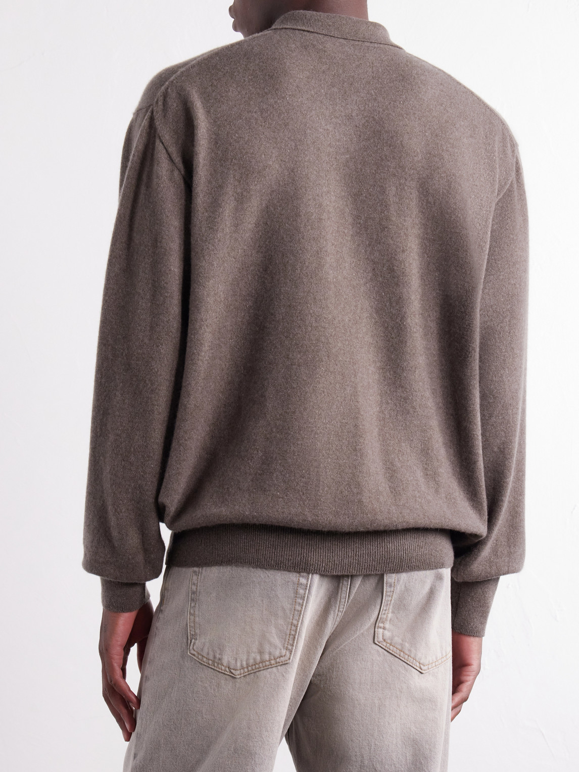 Cashmere Polo Sweater