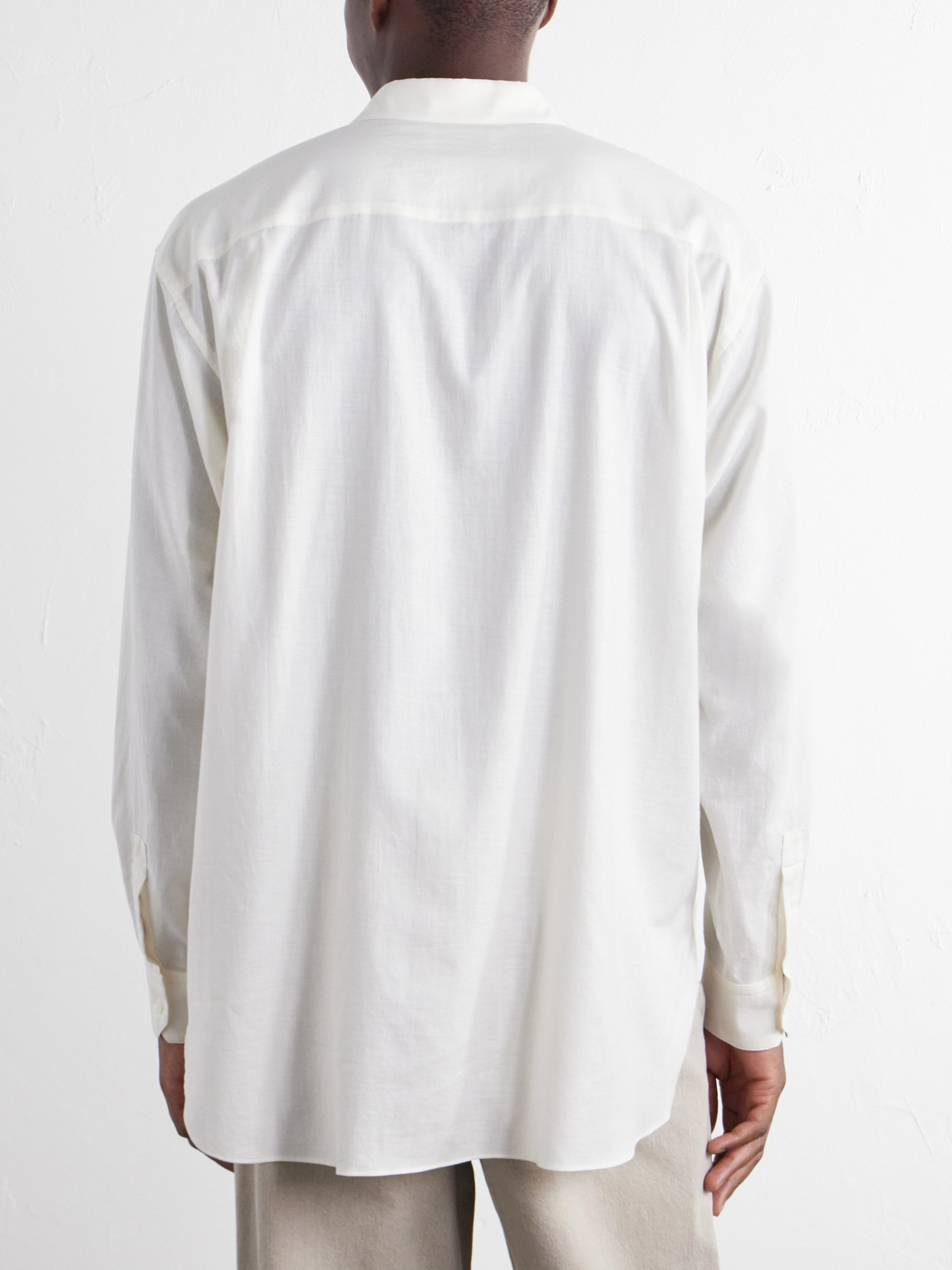 Cotton And Silk-Blend Shirt