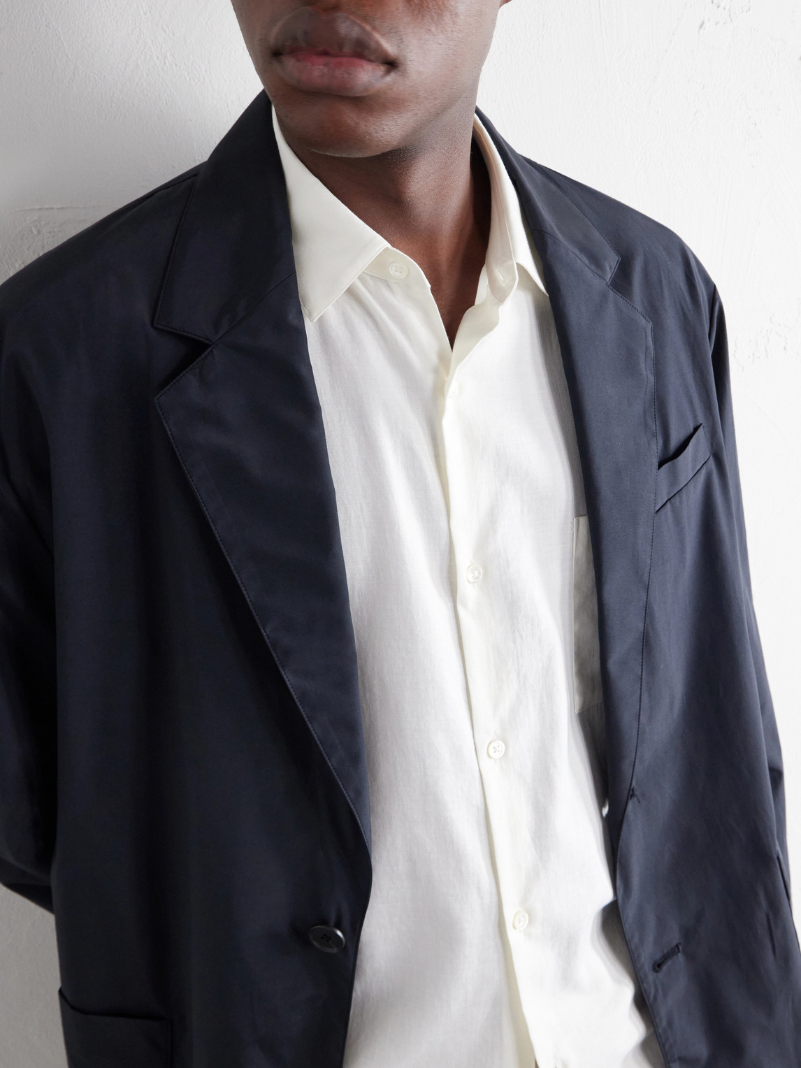 Cotton And Silk-Blend Shirt