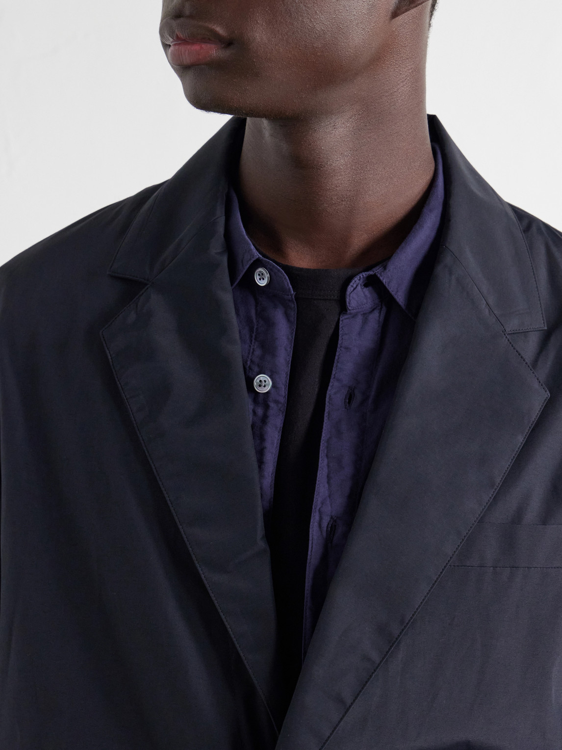 Cotton And Nylon-Blend Blazer