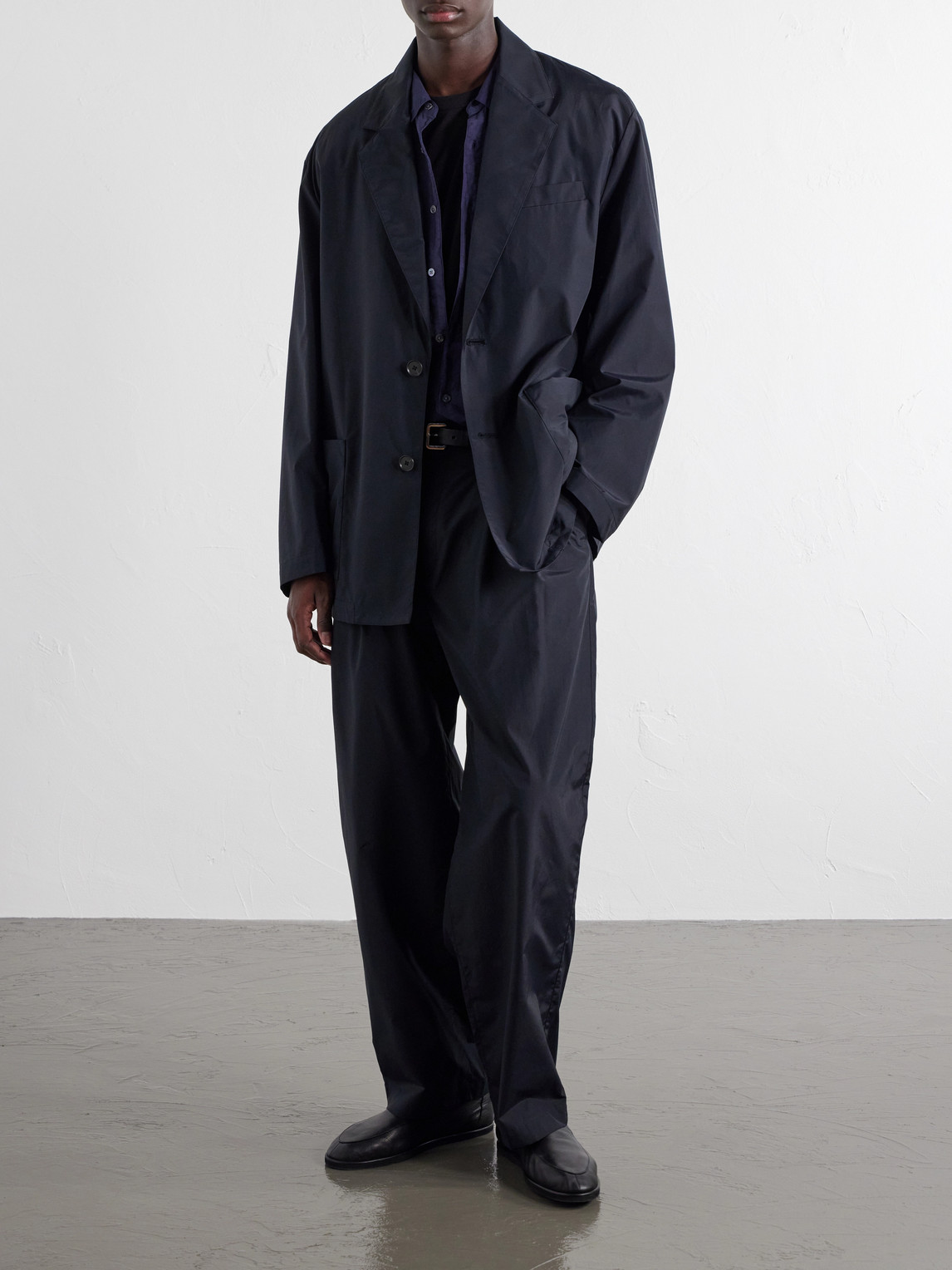 Cotton And Nylon-Blend Blazer
