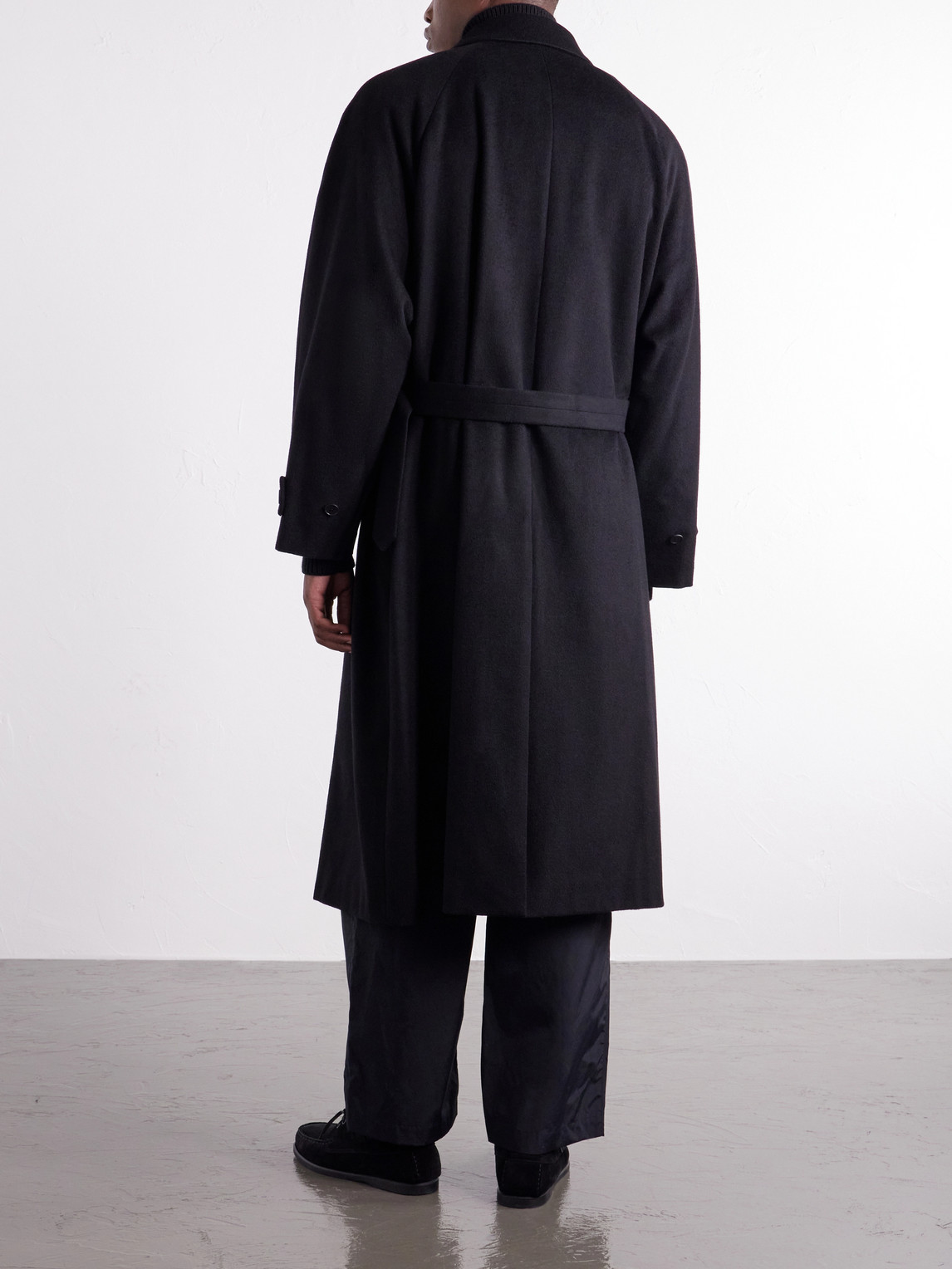 Belted Wool And Cashmere-Blend Coat