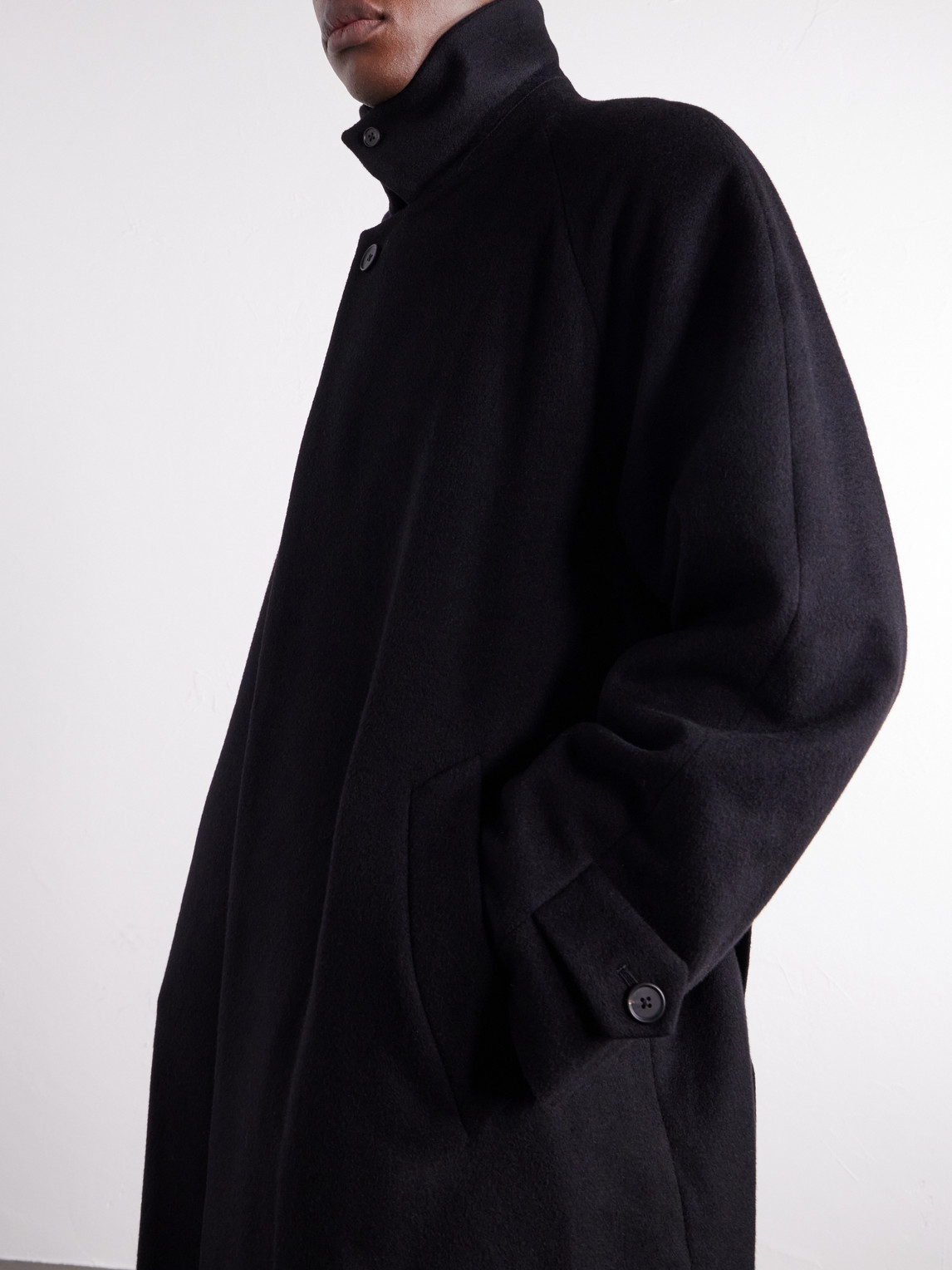 Belted Wool And Cashmere-Blend Coat