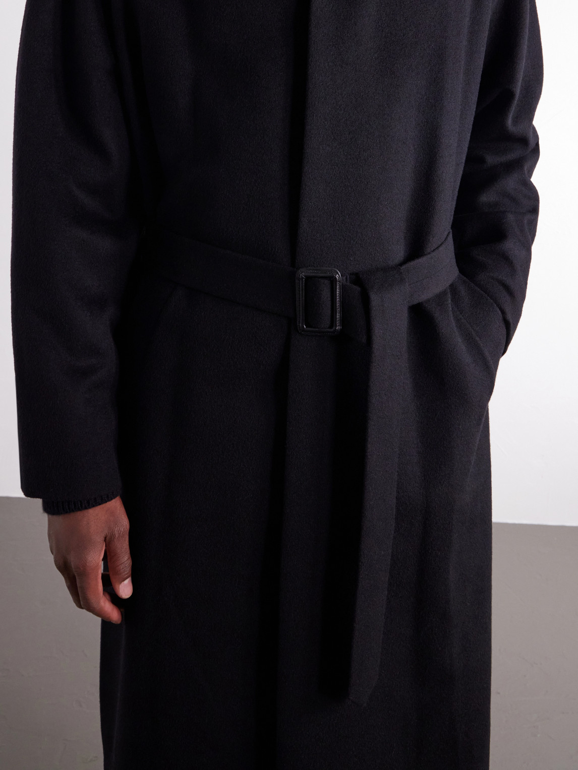 Belted Wool And Cashmere-Blend Coat