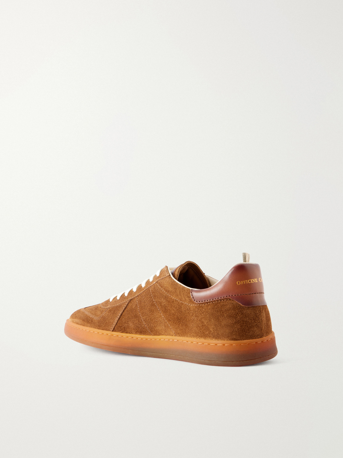 Officine Creative Militia 002 Leather-Trimmed Suede Sneakers - Men | Thumbnail 4 Officine Creative Militia 002 Leather-Trimmed Suede Sneakers - Men | Thumbnail 4
