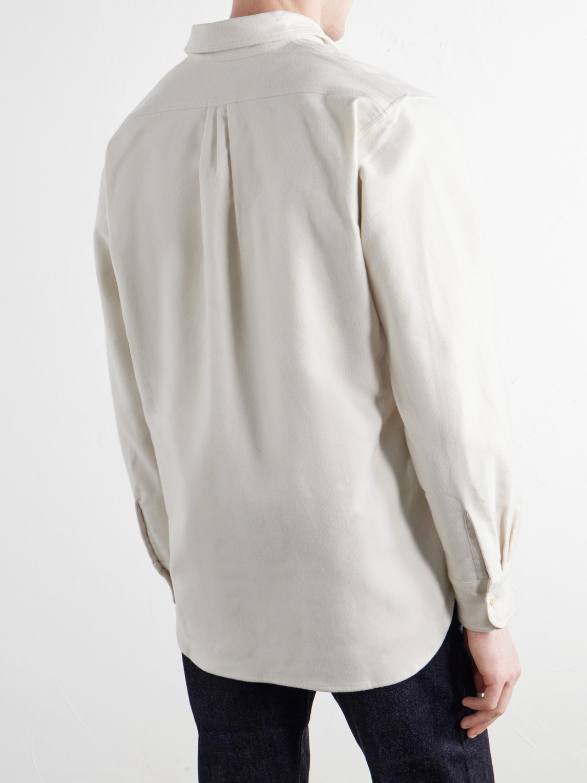 Officer'S Organic Cotton-Moleskin Shirt