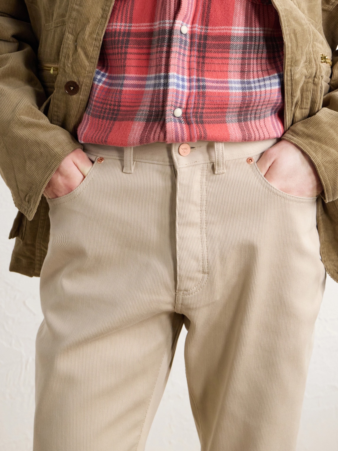 Bedford Slim-Leg Cotton- Corduroy