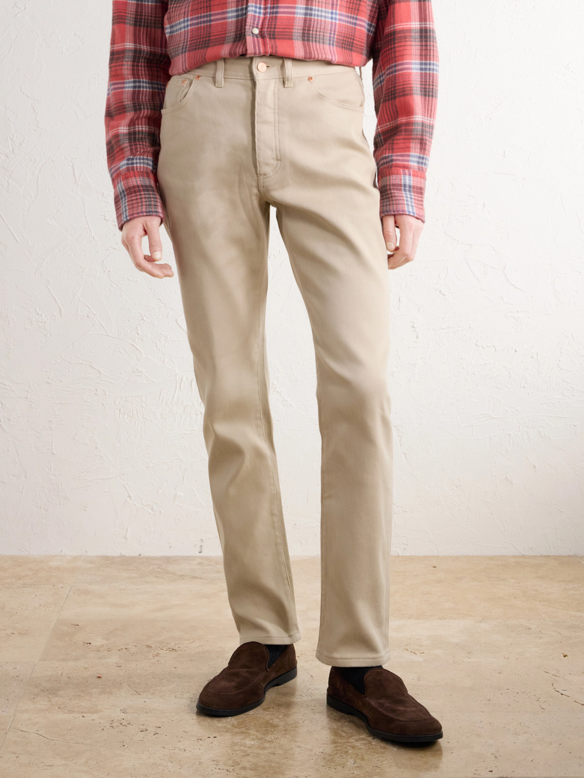 Bedford Slim-Leg Cotton- Corduroy