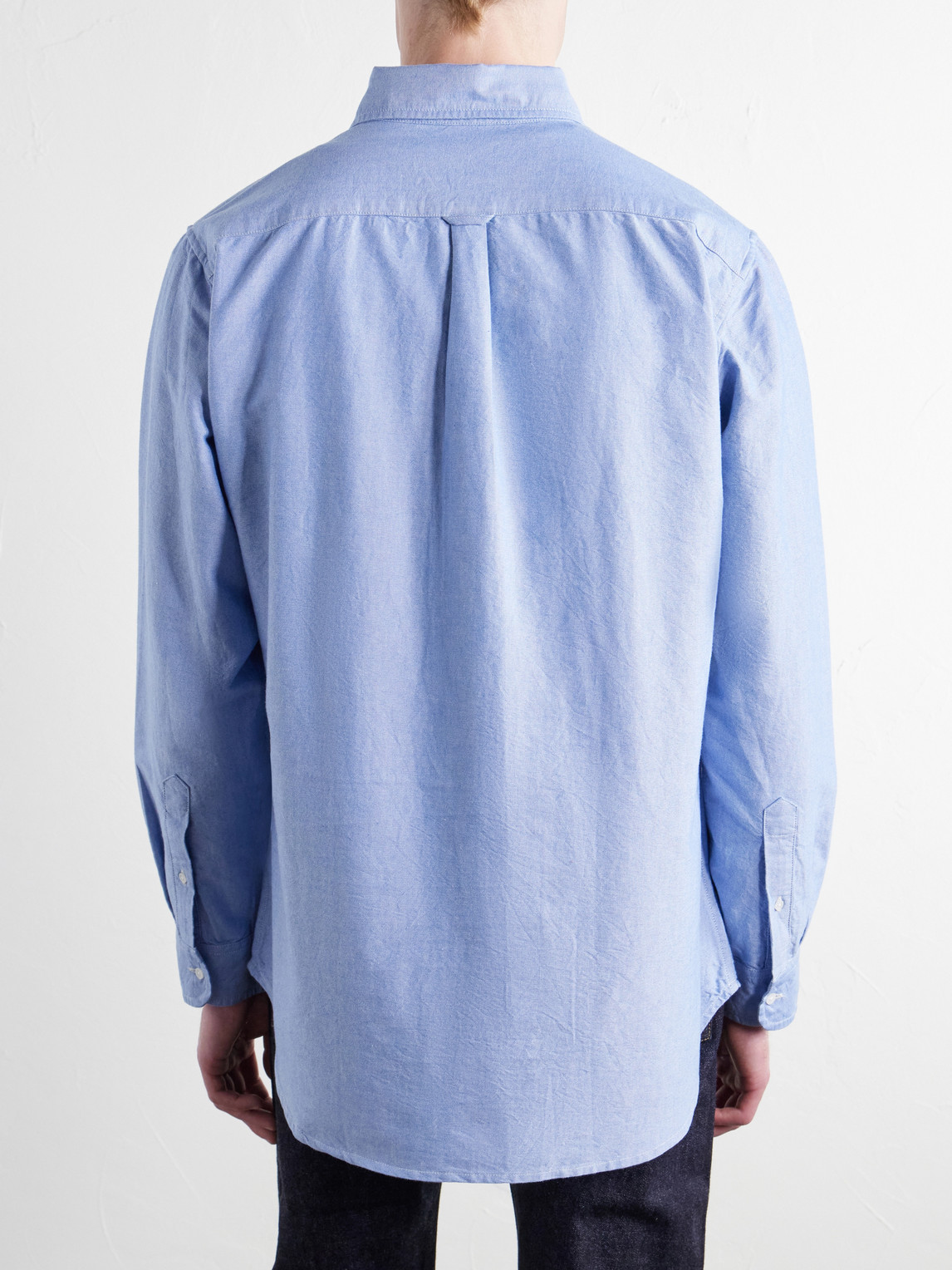 Button-Down Collar Cotton Oxford Shirt