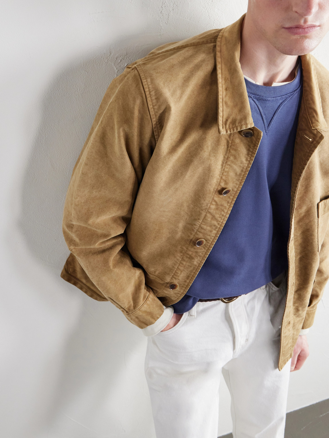 Organic Cotton-Fleece Sweatshirt