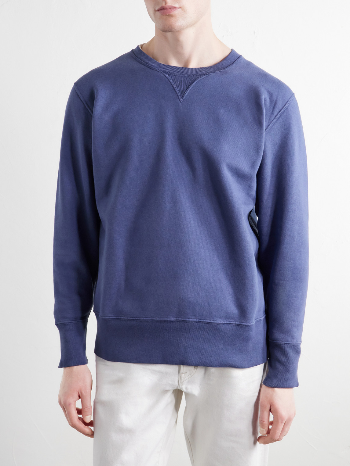 Organic Cotton-Fleece Sweatshirt