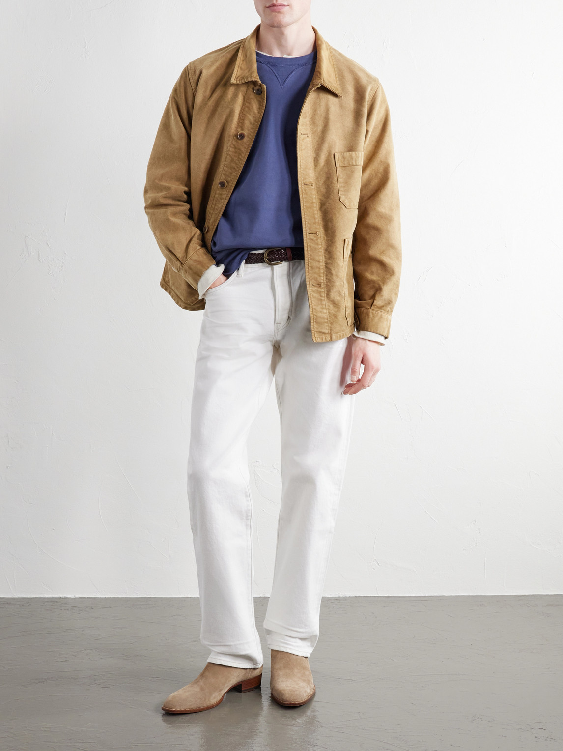 Organic Cotton-Fleece Sweatshirt